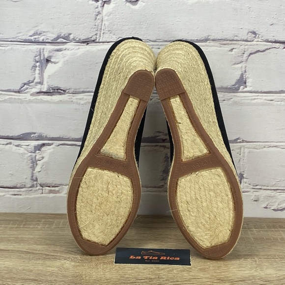 J. Crew Seville Black Espadrille Wedge - Picture 8 of 9